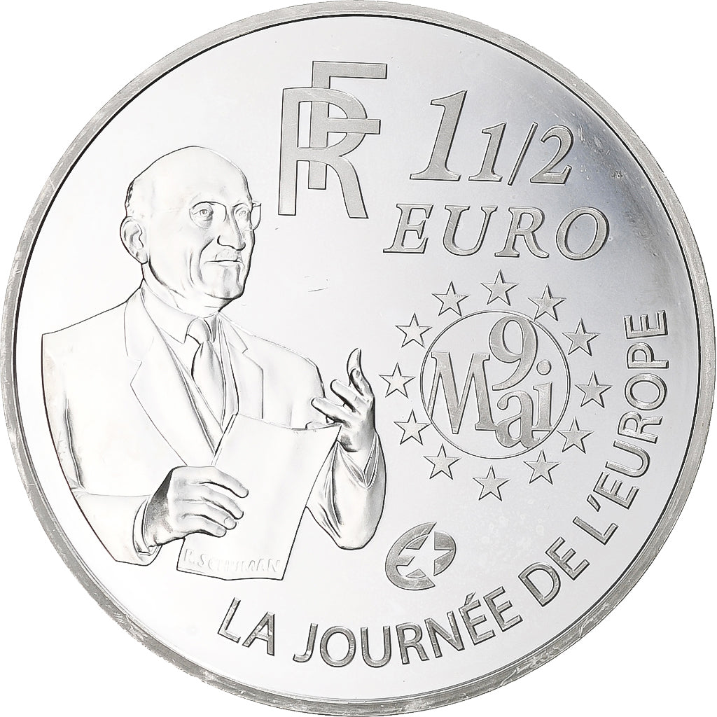 Francúzsko,
La Journée De L'Europe,
1-1/2 eura