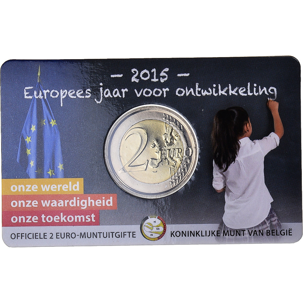 Belgicko,
2 eurá,
Année européenne du développement