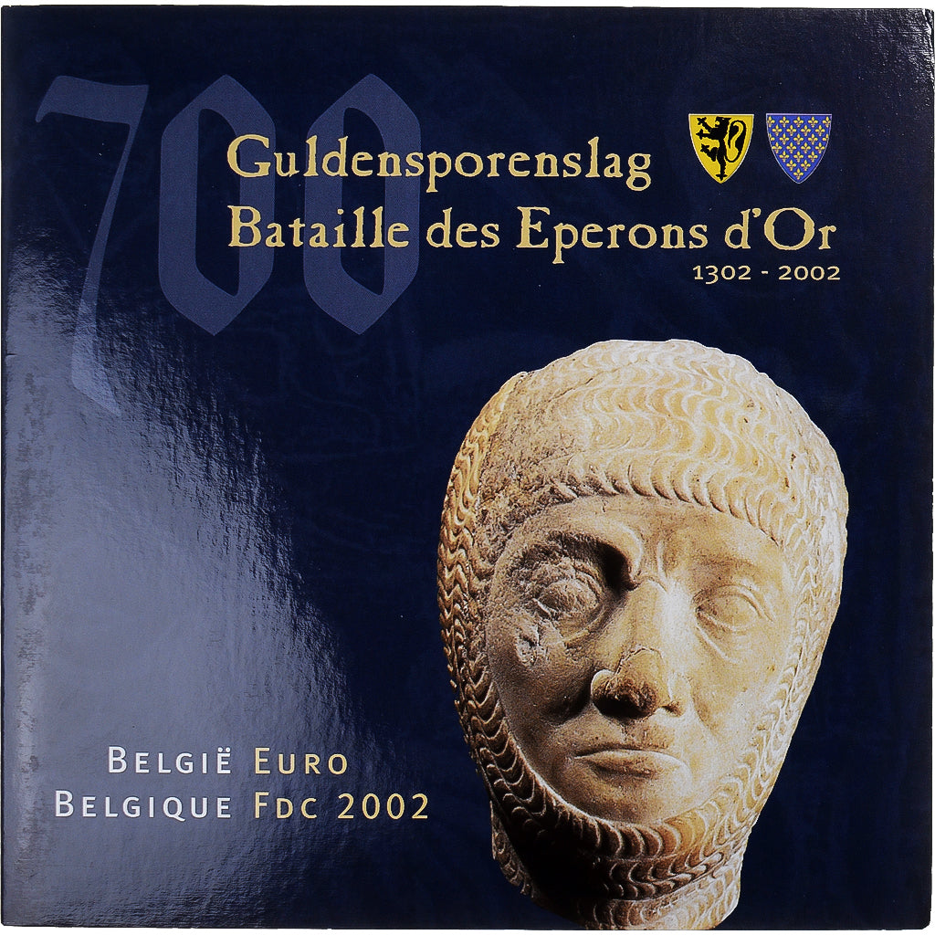 Belgicko,
1 cent až 2 eurá,
Bataille des éperons d'or