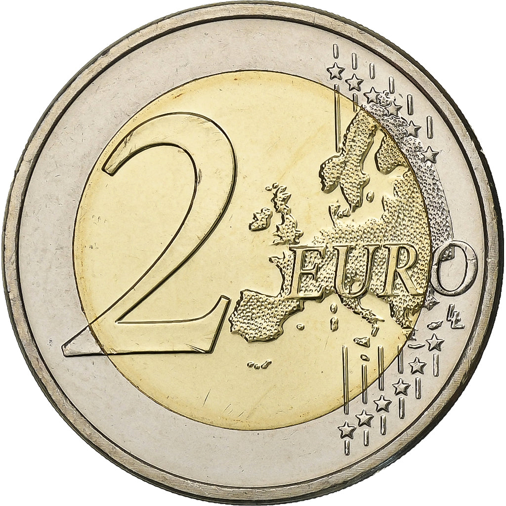 malta,
2 eurá,
100ème anniversaire du 1er Vol