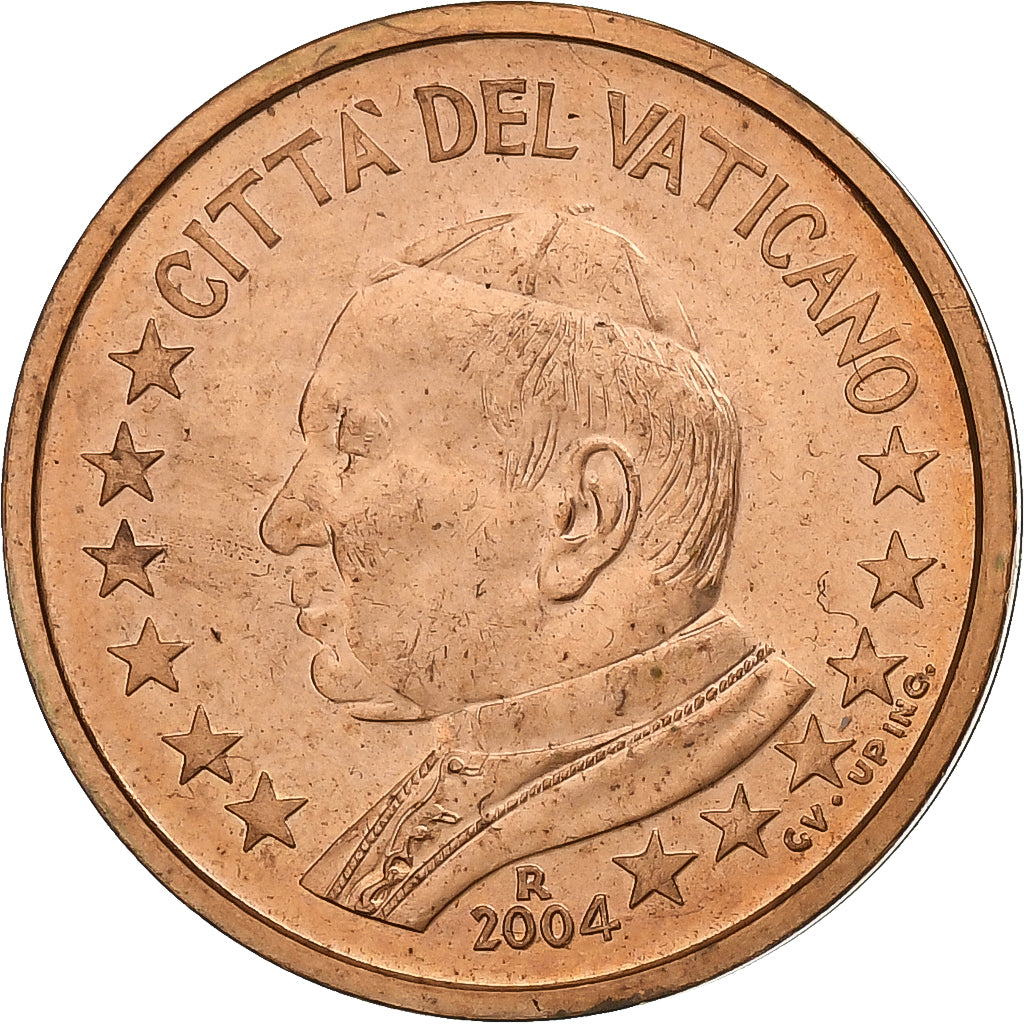 Vatikán,
2 euro centy,
Jean-Paul II