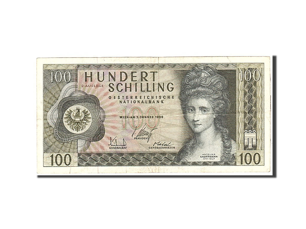 bankovka,
Rakúsko,
100 šilingov
