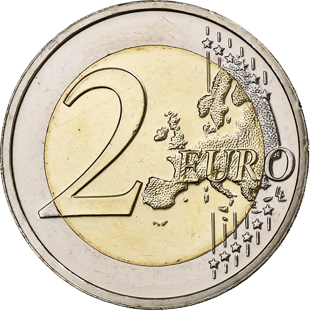 malta,
2 eurá,
Maltská republika 1974