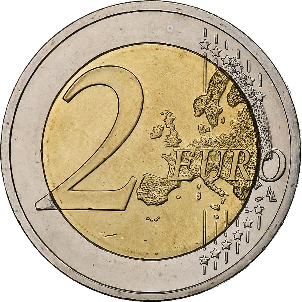 Cyprus,
2 eurá,
30 rokov vlajky Európskej únie