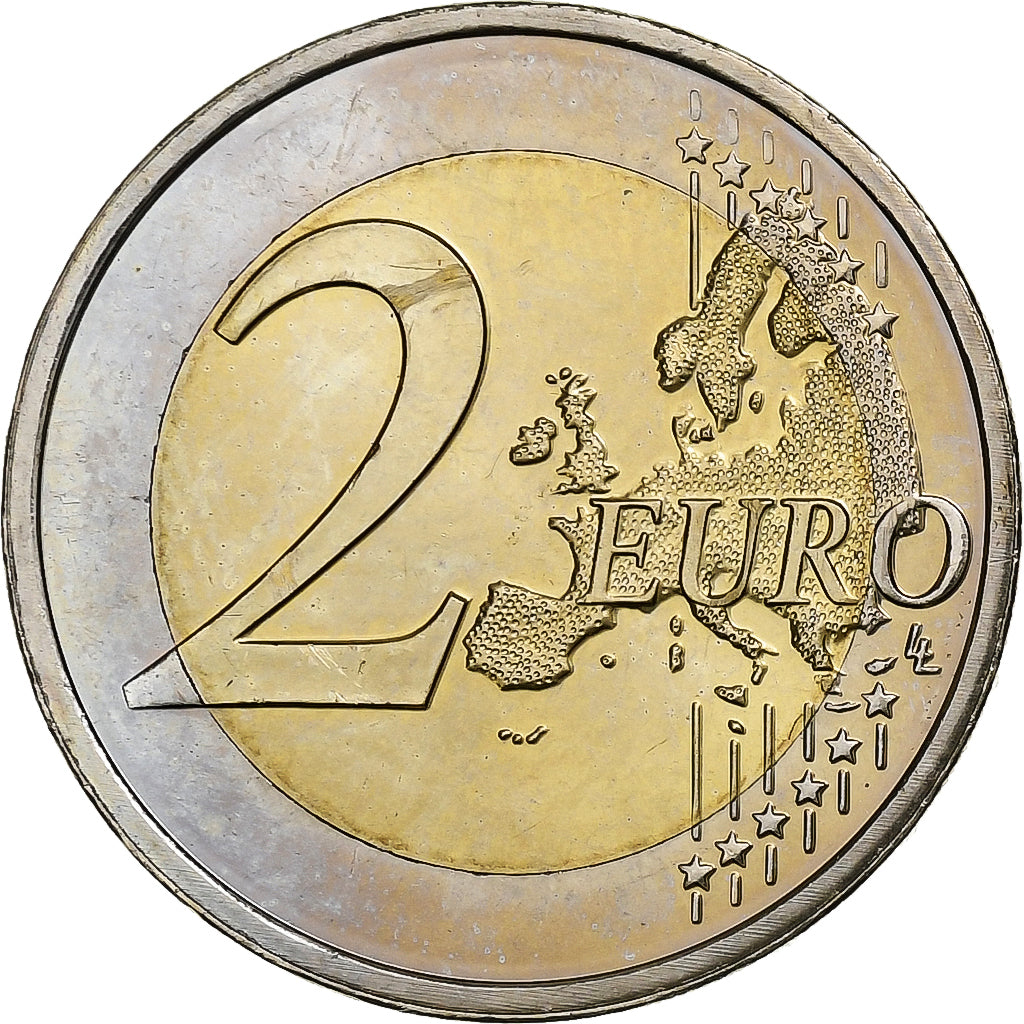 Luxembursko,
2 eurá,
Henri I. Pristúpenie Charlotte