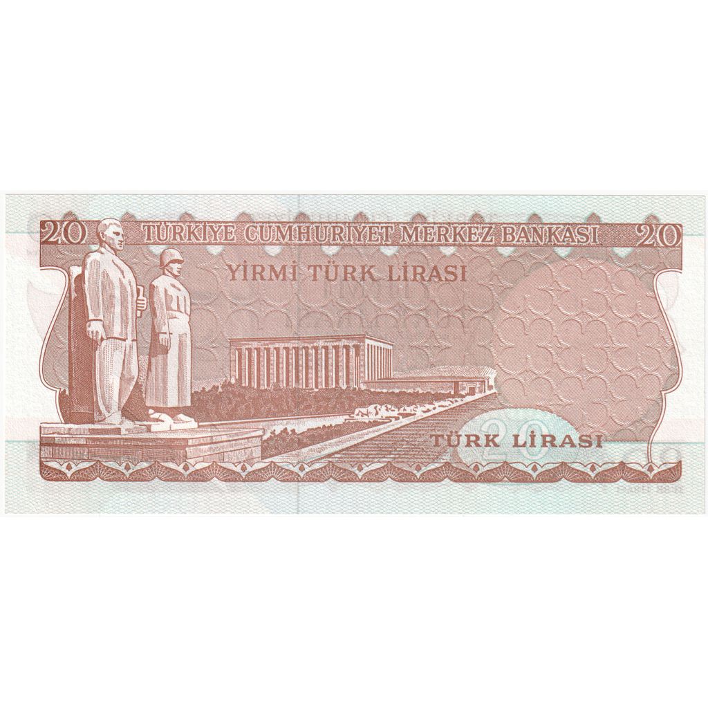 Turecko,
20 lír,
UNC(65-70)