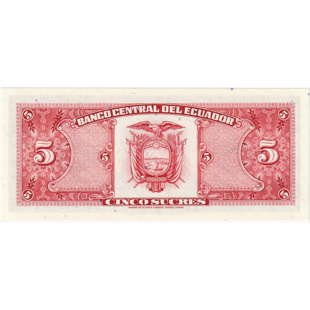 Ekvádor,
5 Sucres,
1988-11-22