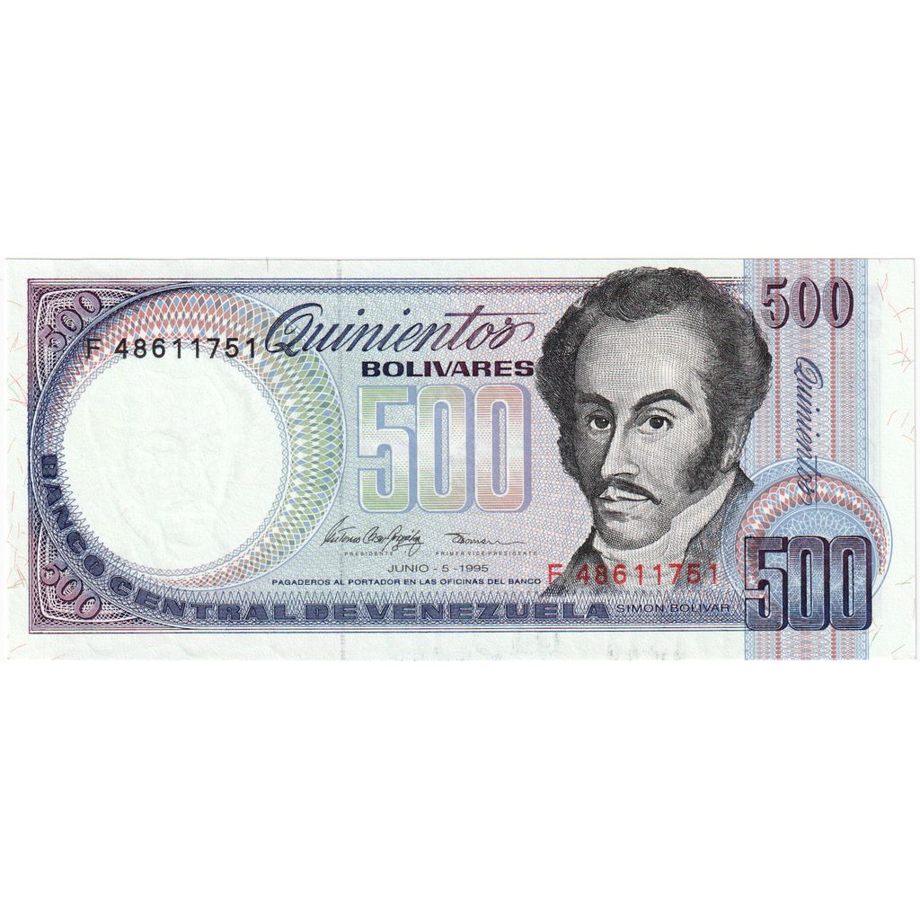 Venezuela,
500 Bolivarov,
1995-06-05