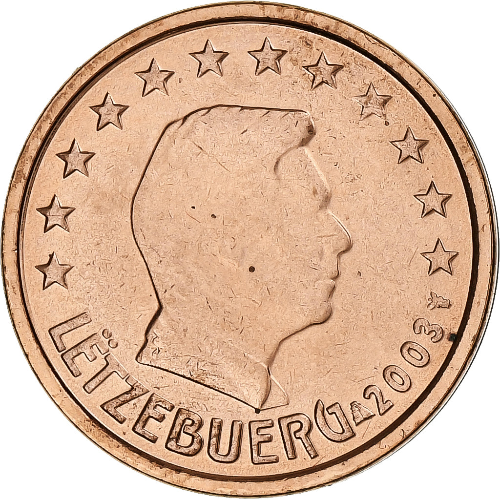 Luxembursko,
Henri,
2 euro centy