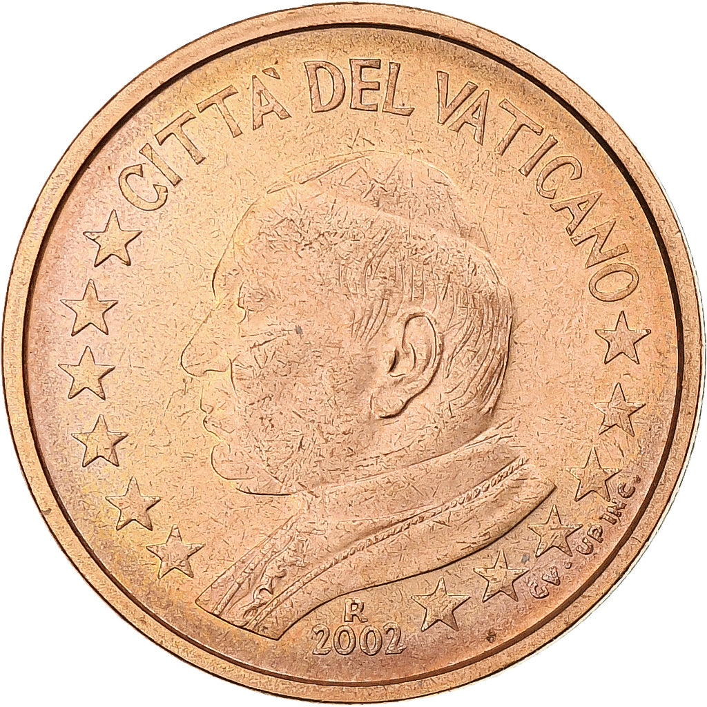 Vatikán,
Jána Pavla II.,
2 euro centy