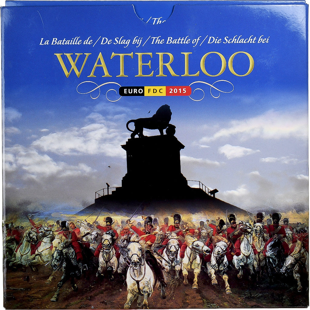 Belgicko,
Set 1 ct. - 2 eurá + žetón,
Bataille de Waterloo