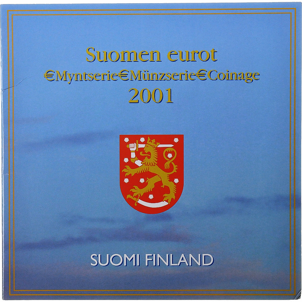 Fínsko,
Set 1 ct. - 2 eurá,
2001
