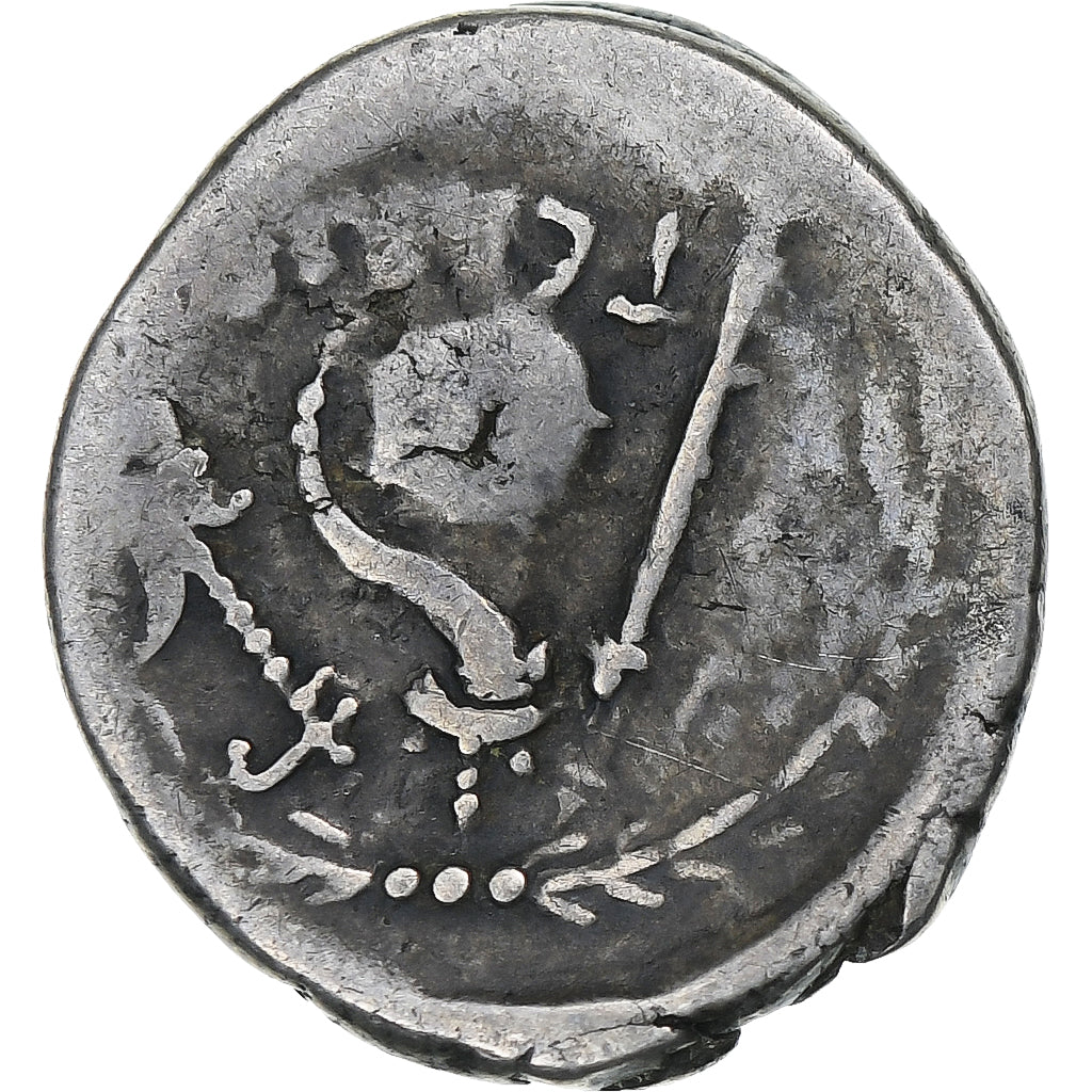 Carisia,
denár,
46 pred Kr