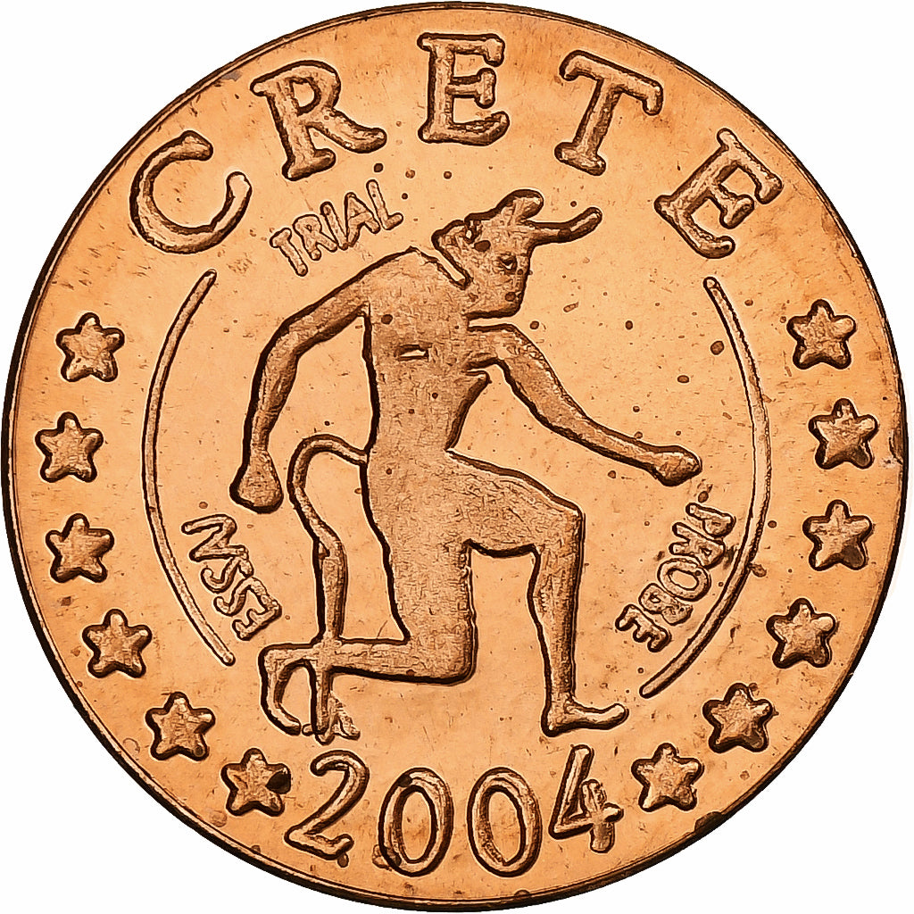Kréta,
2 euro centy,
Fantasy euro vzory