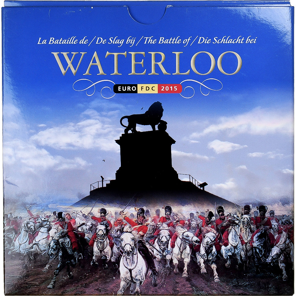 Belgicko,
1 cent až 2 eurá,
Bataille de Waterloo