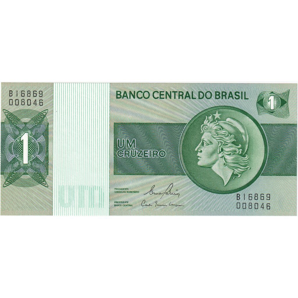 Brazília,
1 Cruzeiro,
KM:191Ab