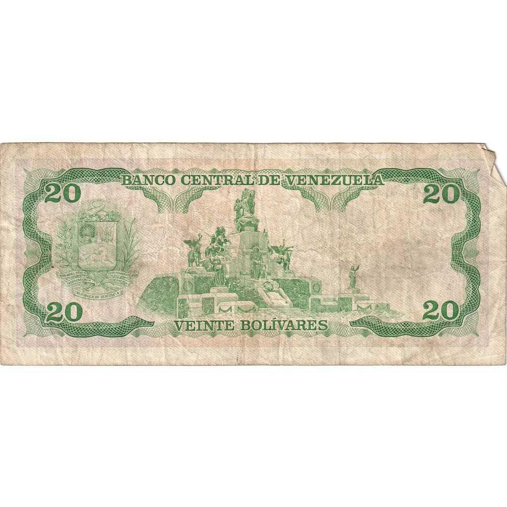 Venezuela,
20 Bolivarov,
7. 9. 1989