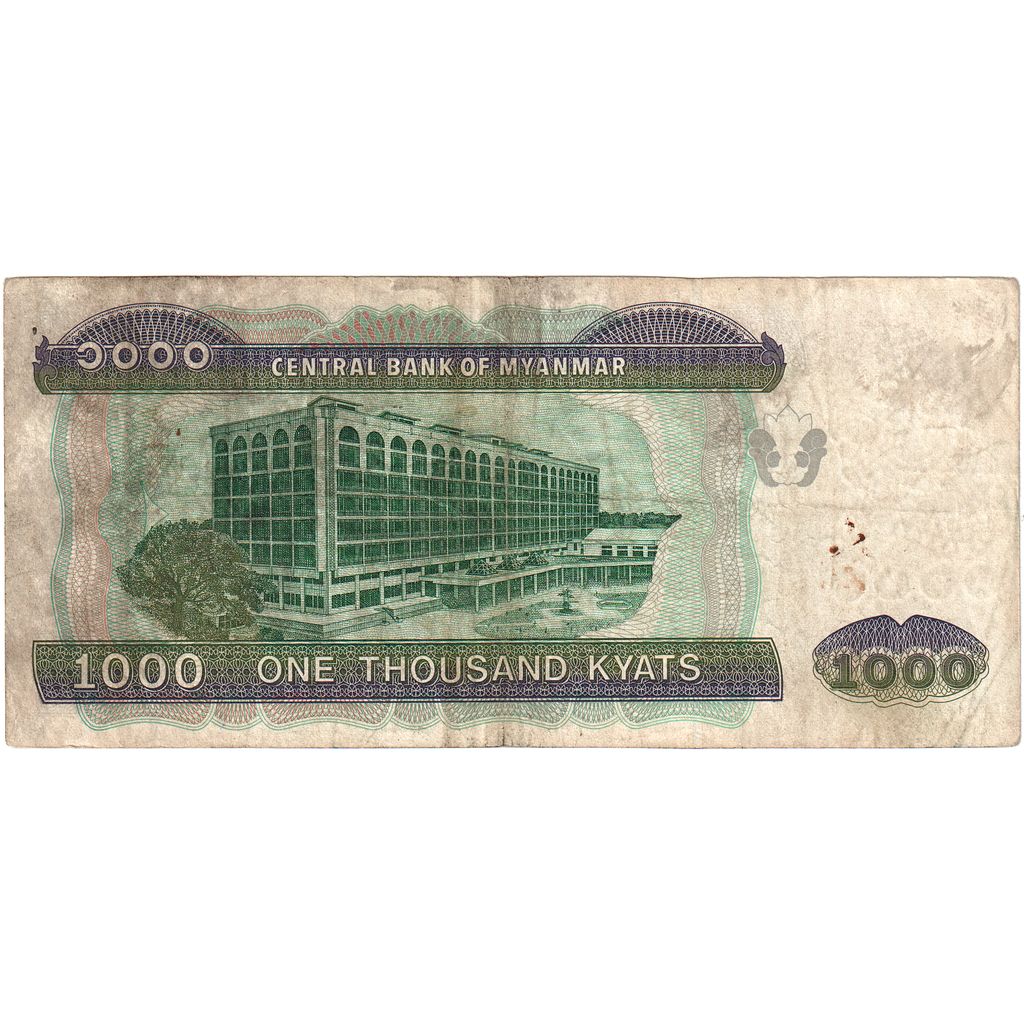 Mjanmarsko,
1000 kyatov,
VF(20-25)