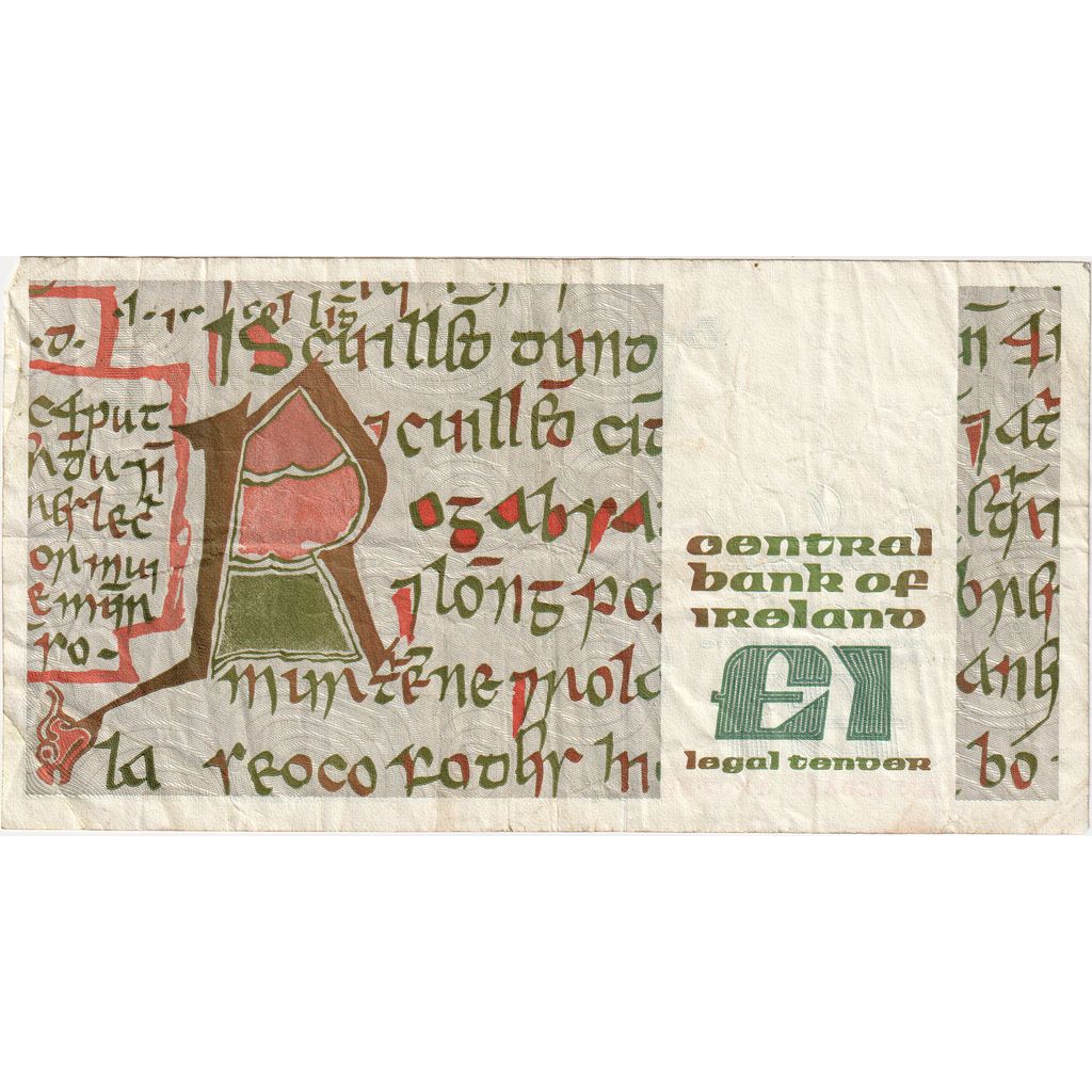 Írsko – republika,
1 libra,
17. 7. 1989