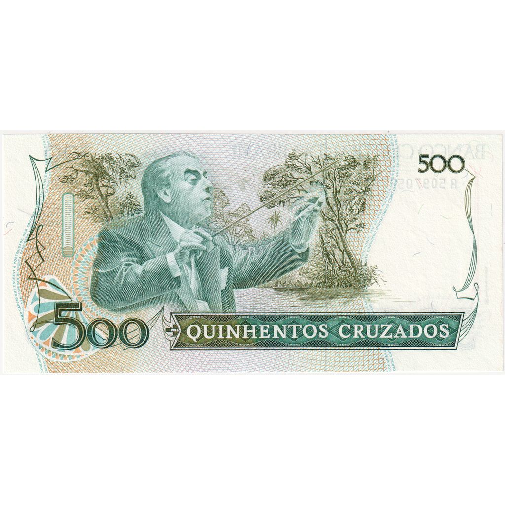 Brazília,
500 Cruzados,
UNC(65-70)