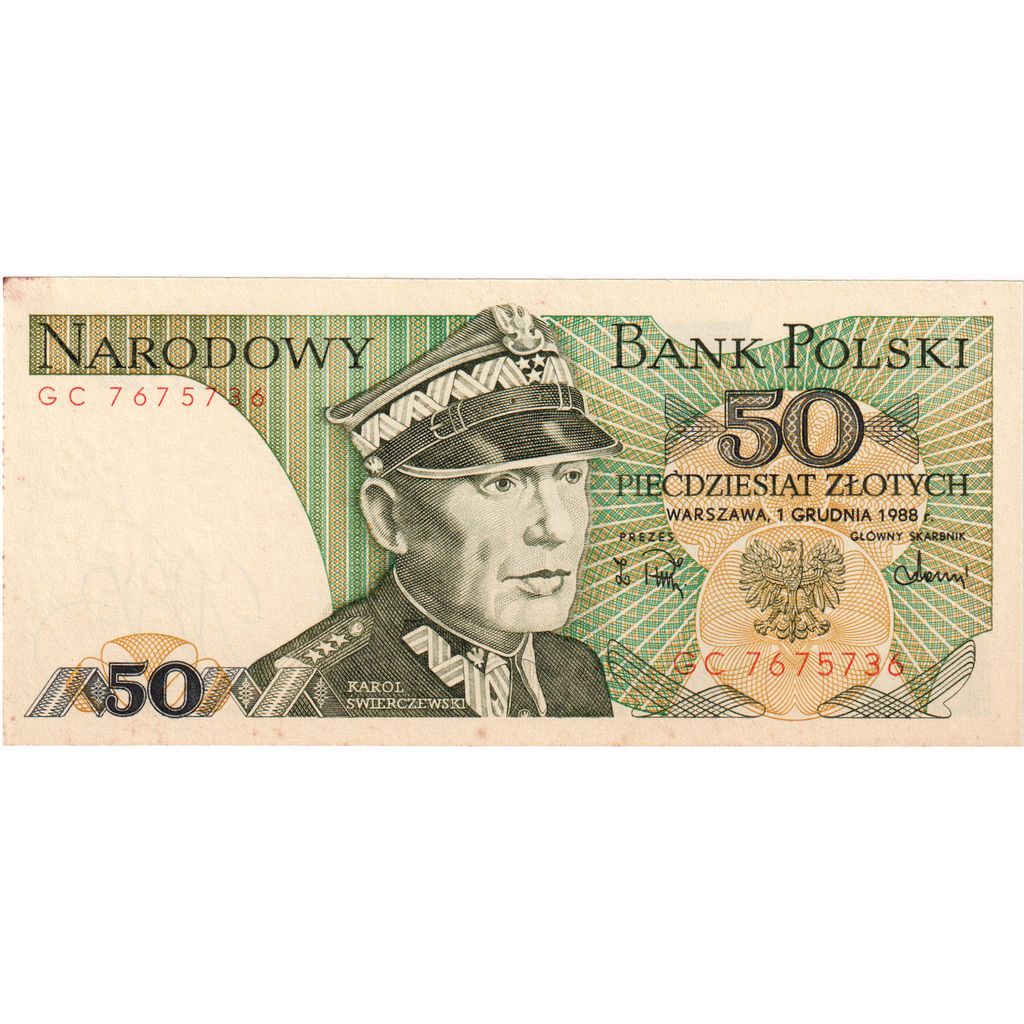 Poľsko,
50 zlotých,
1988-06-01