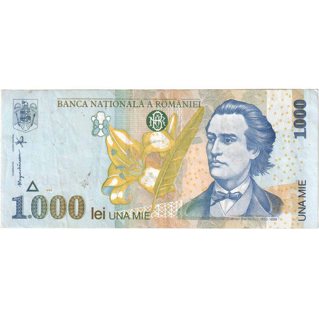 Rumunsko,
1000 lei,
EF(40-45)