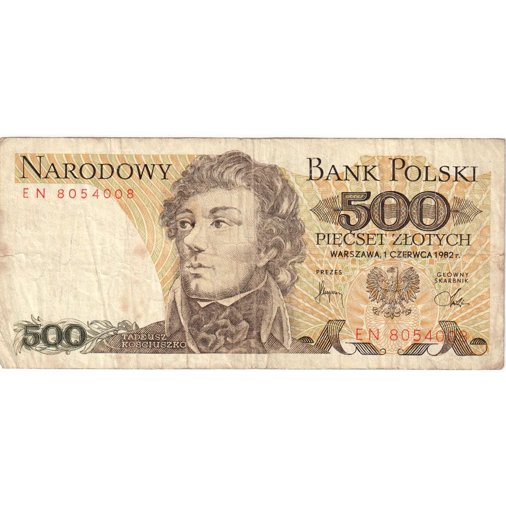 Poľsko,
500 zlotých,
VF(20-25)