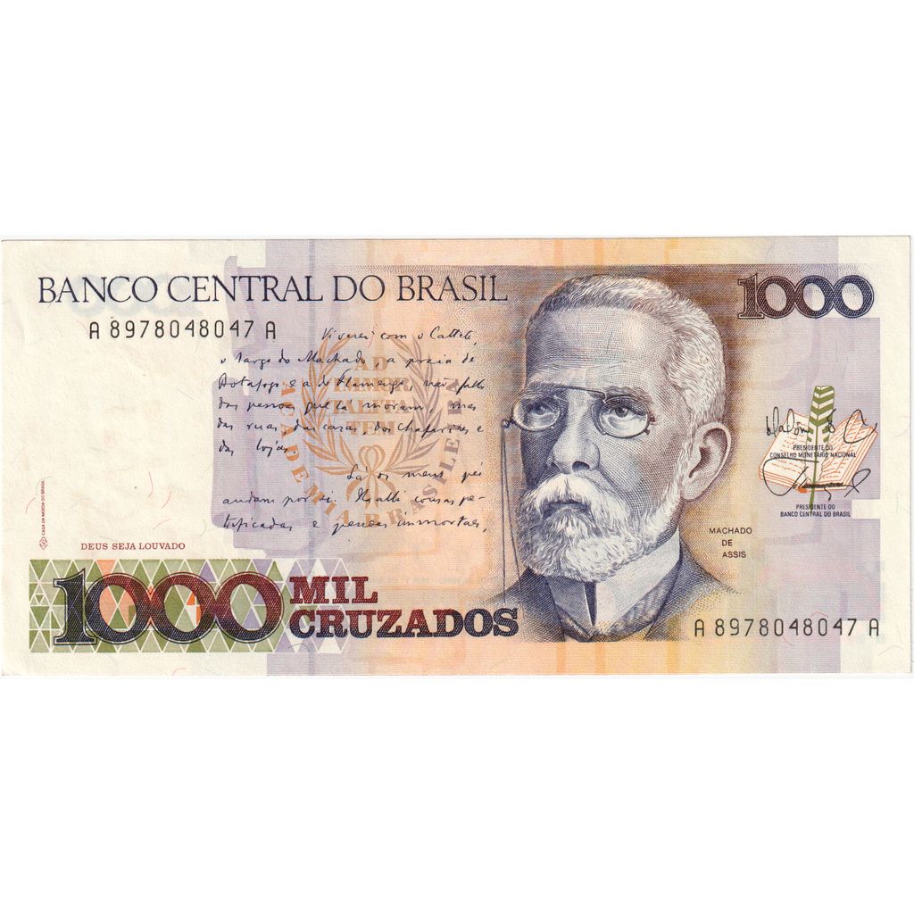 Brazília,
1000 Cruzados,
KM: 213b