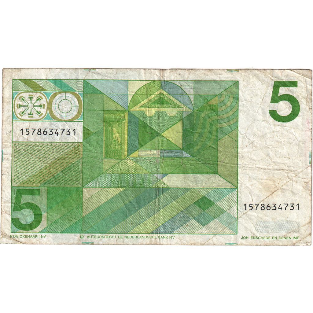 Holandsko,
5 zlatých,
1973-03-28
