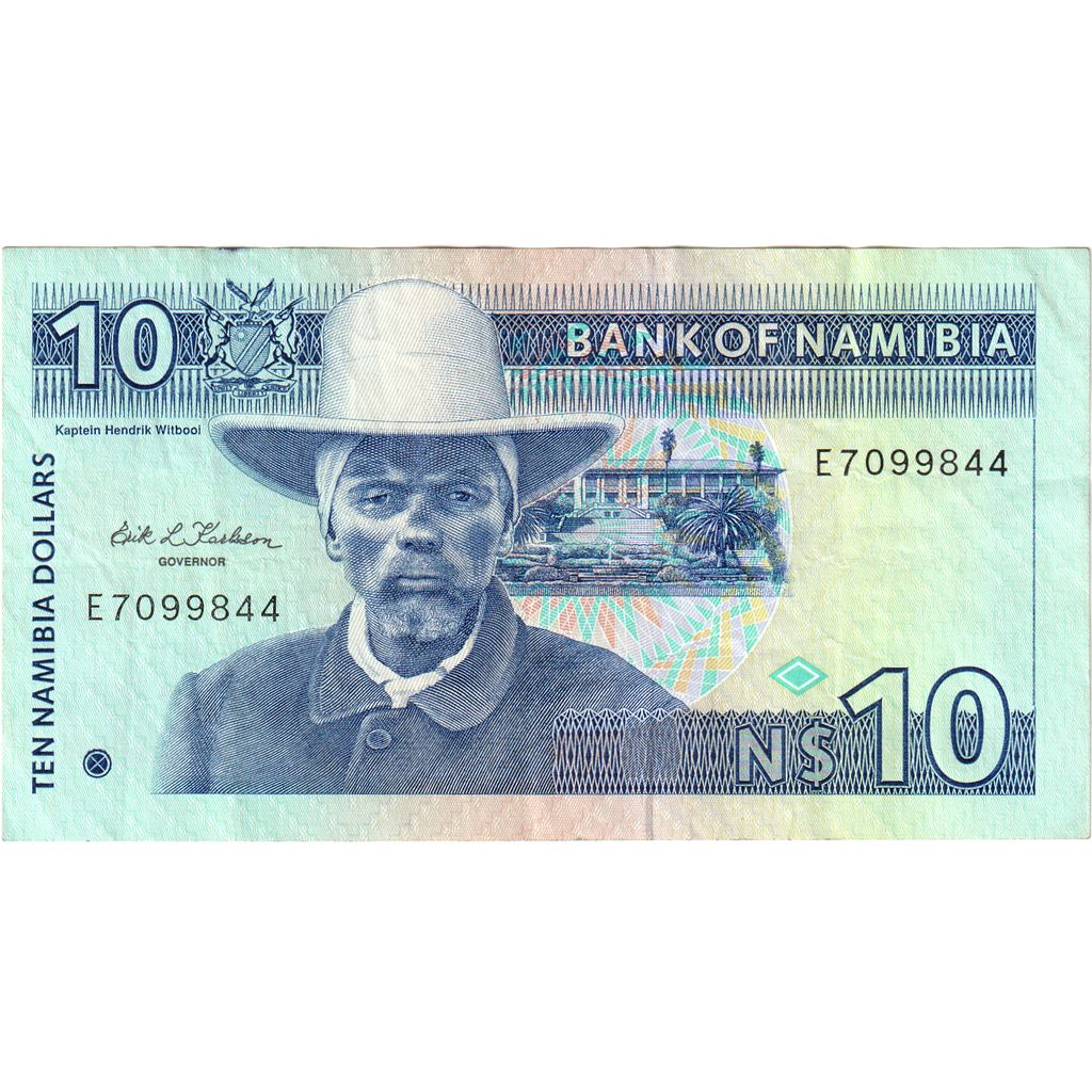 Namíbia,
10 namíbijských dolárov,
EF(40-45)