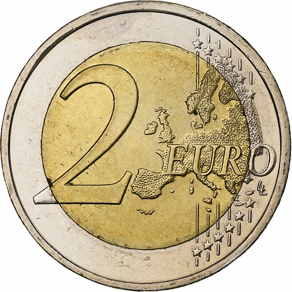 Grécko,
2 eurá,
Union économique et monétaire