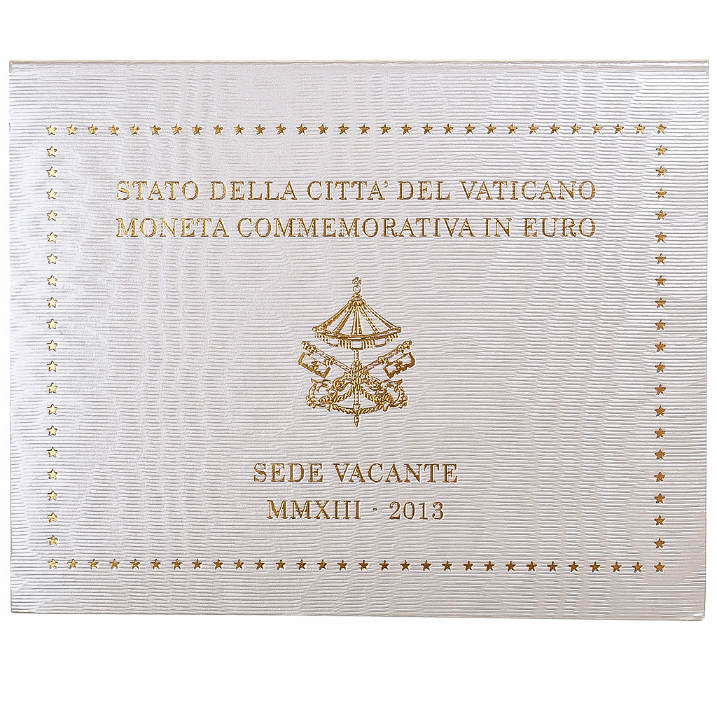 Vatikán,
2 eurá,
Sede Vacante