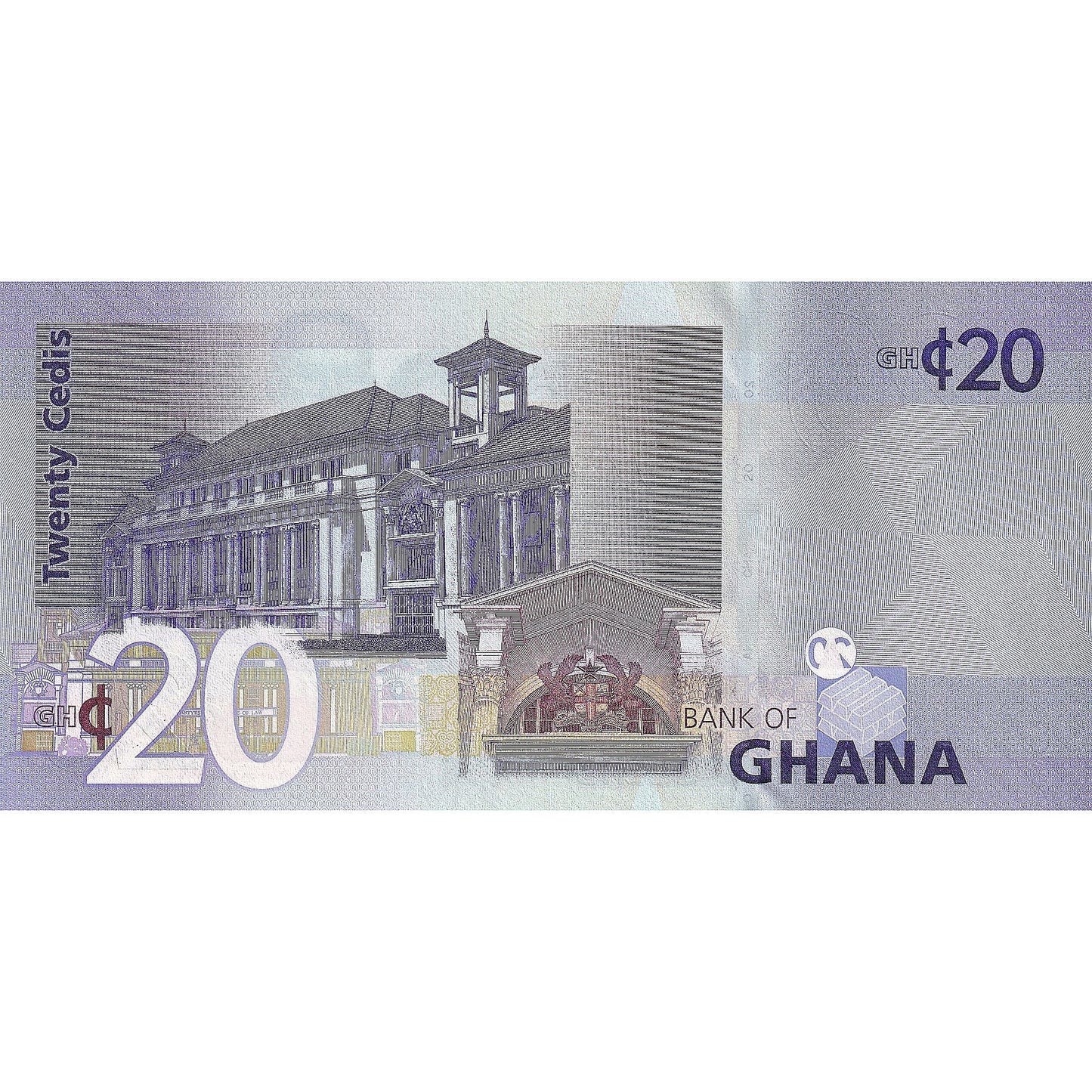 Ghana,
20 Cedis,
2007-07-01