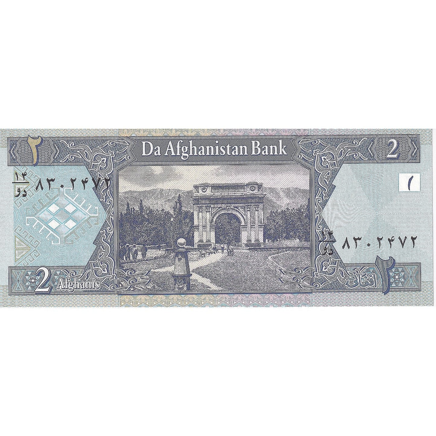 Afganistan,
2 Afganci,
2002