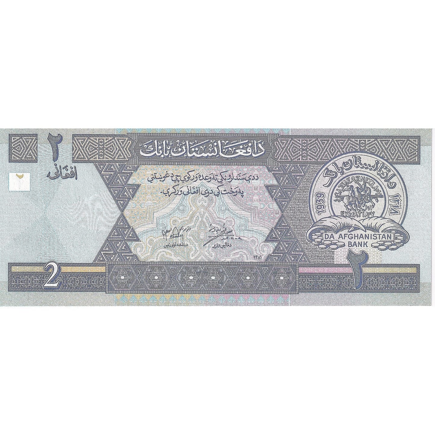 Afganistan,
2 Afganci,
2002