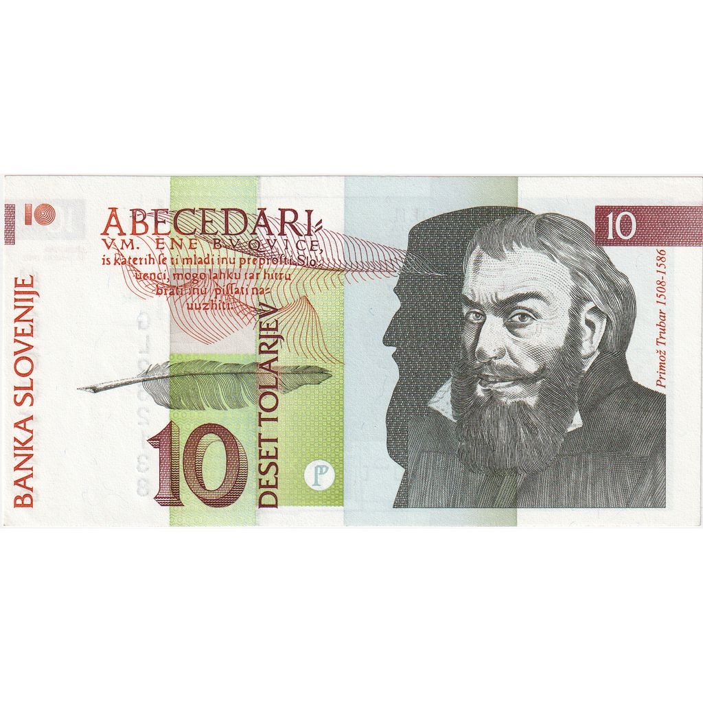 Slovinsko,
10 Tolarjev,
1992