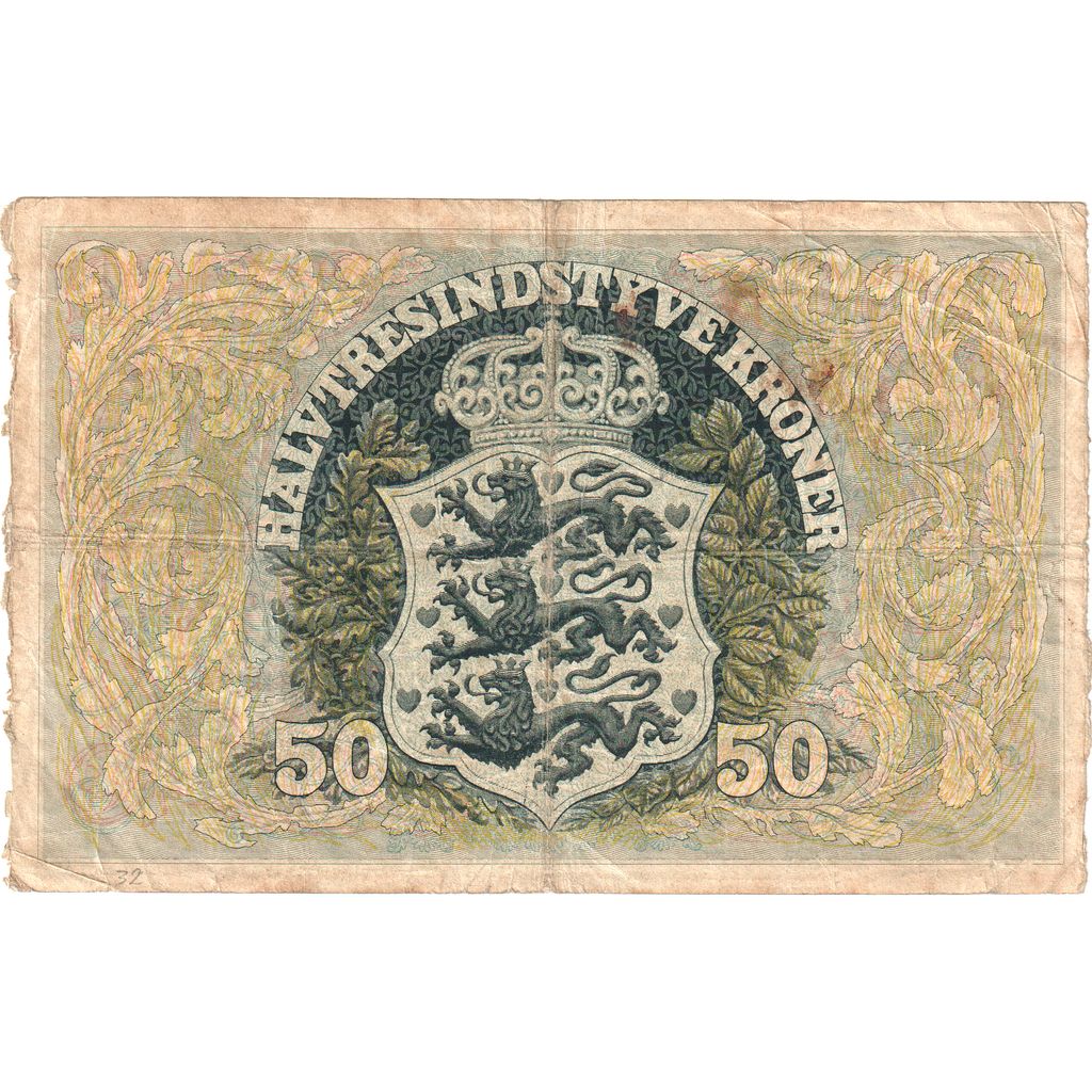 Dánsko,
50 korún,
1941