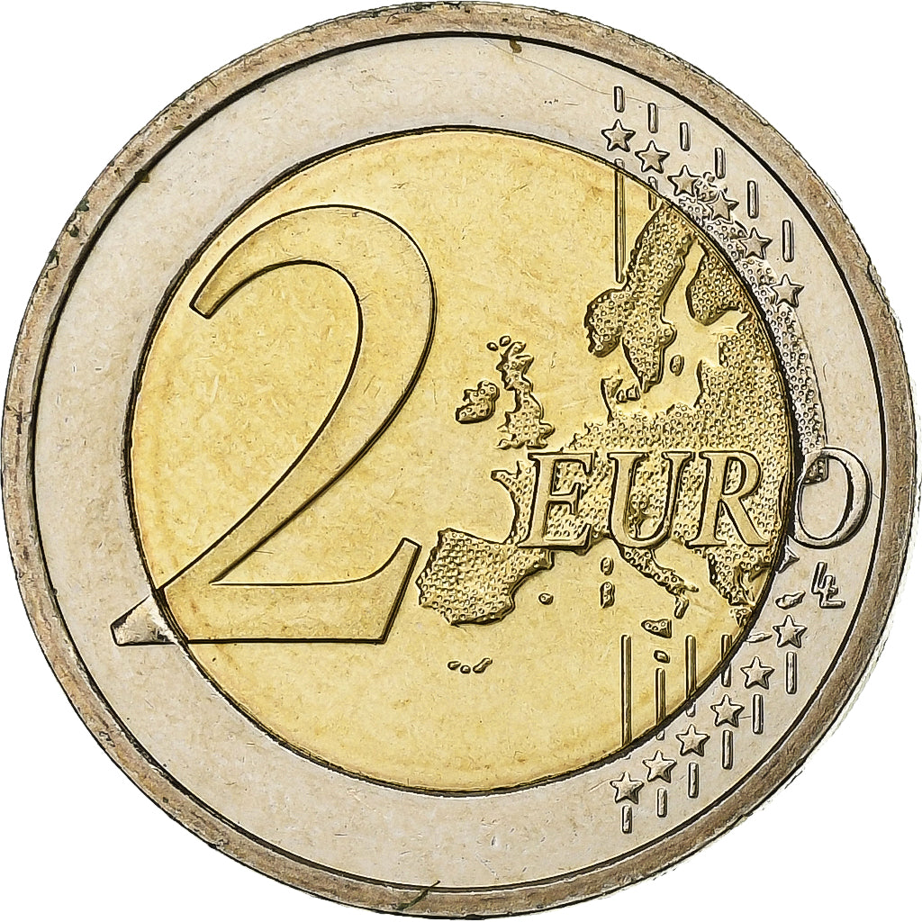 ÍRSKA REPUBLIKA,
2 eurá,
Európska menová únia