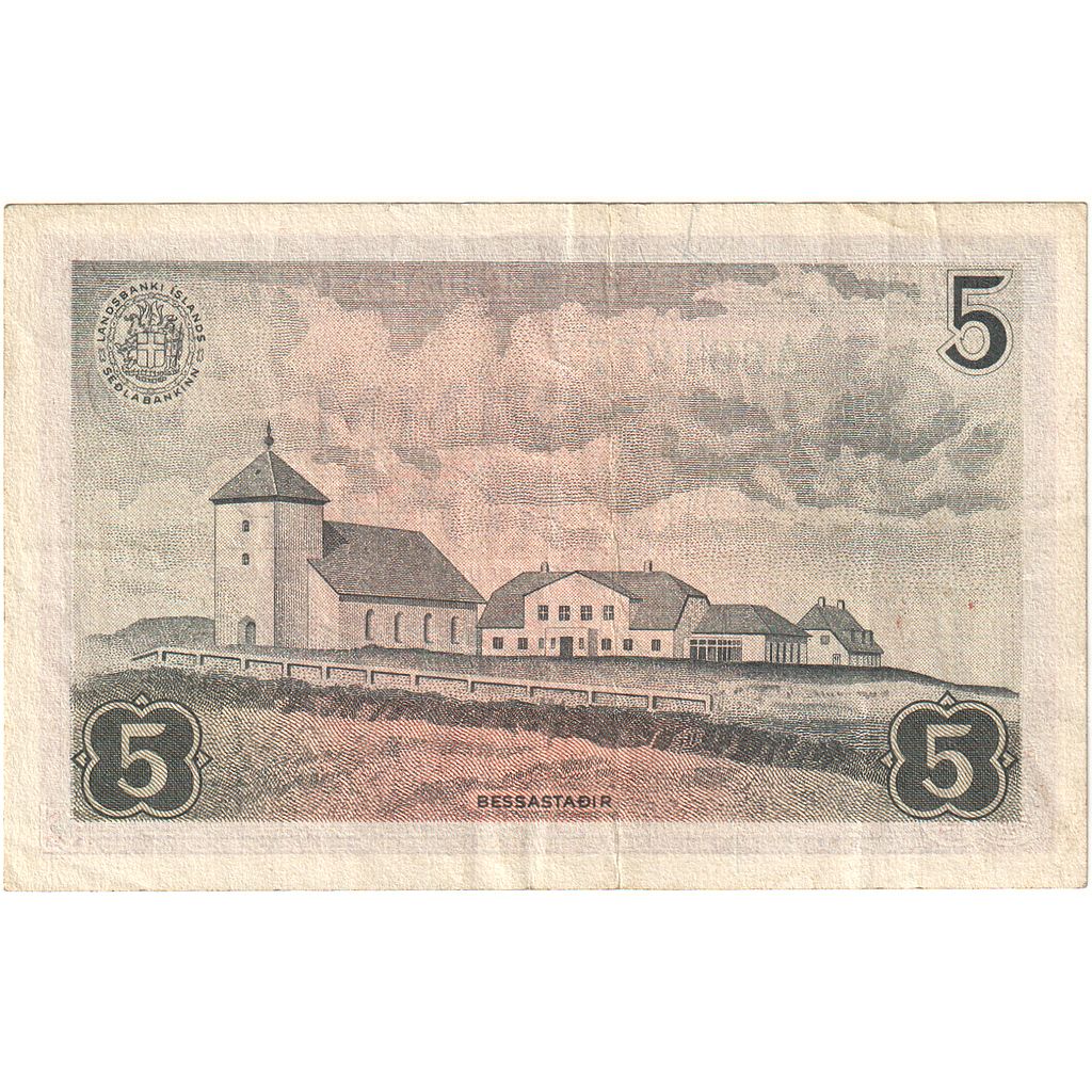 Island,
5 korún,
1957-06-21