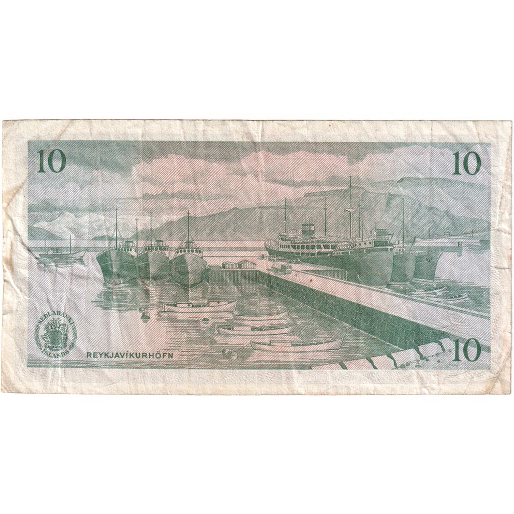 Island,
10 korún,
1961-03-29