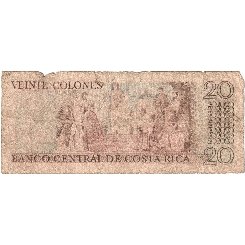 Kostarika,
20 Colones,
1981-12-24