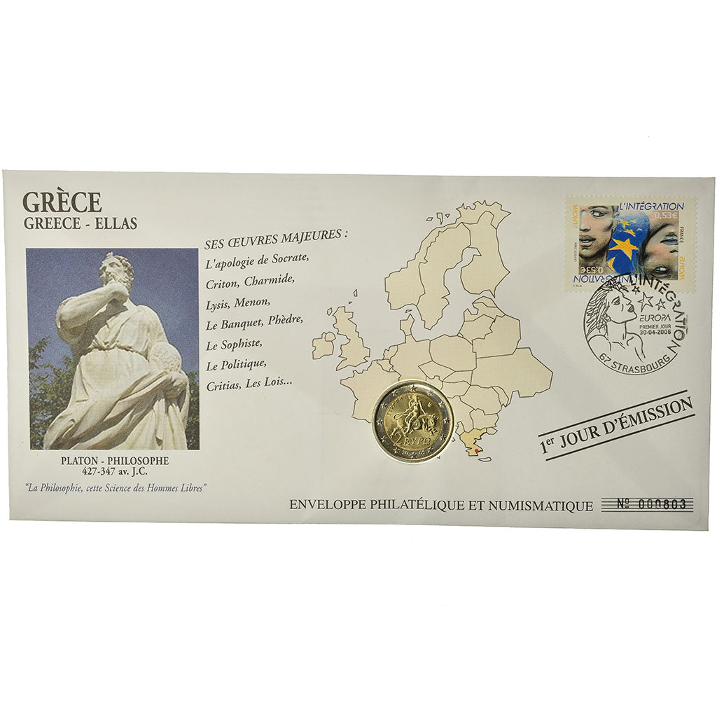 Grécko,
2 eurá,
2005