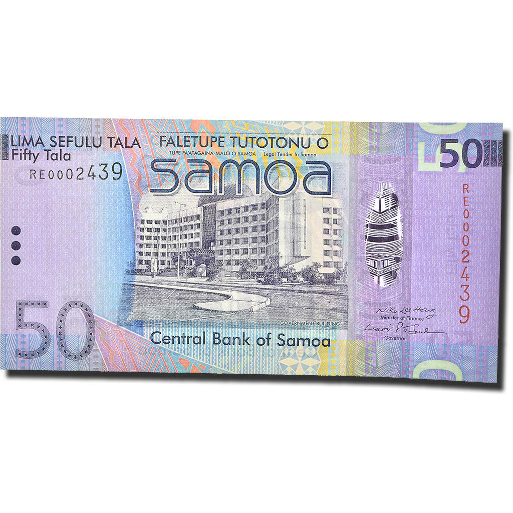 bankovka,
západná Samoa,
50 Tala