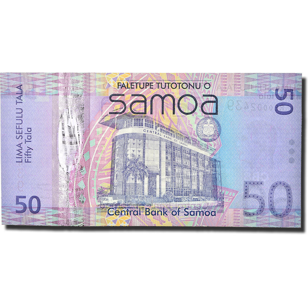 bankovka,
západná Samoa,
50 Tala