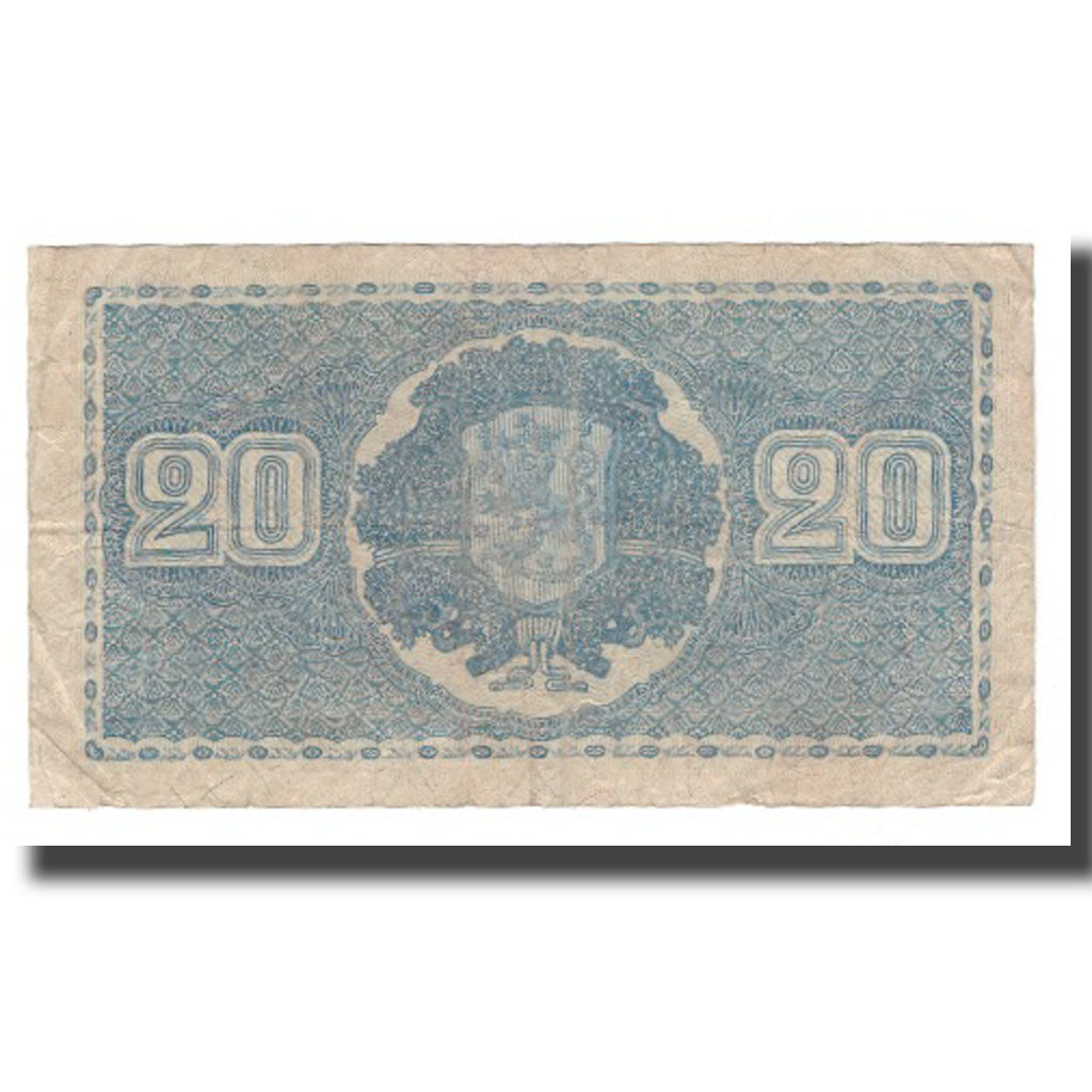 bankovka,
Fínsko,
20 Markkaa