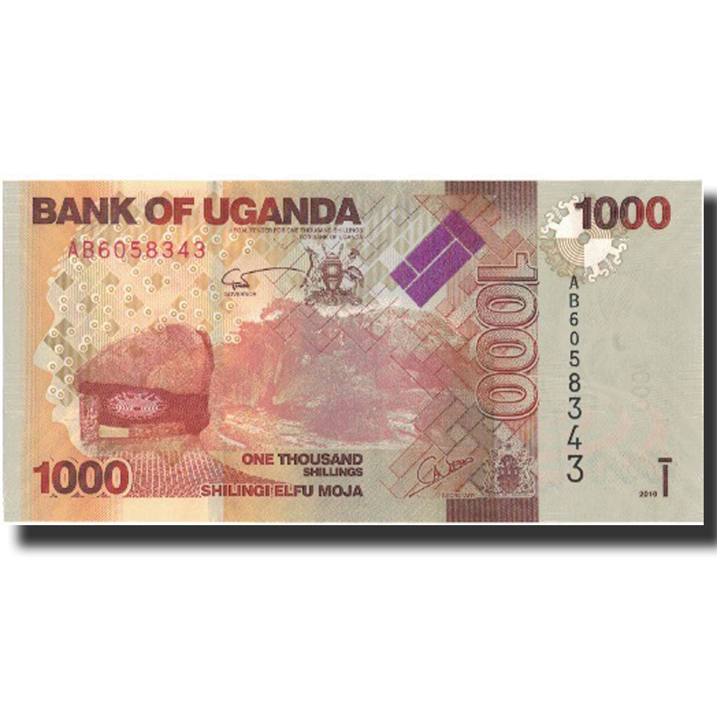bankovka,
Uganda,
1000 šilingov