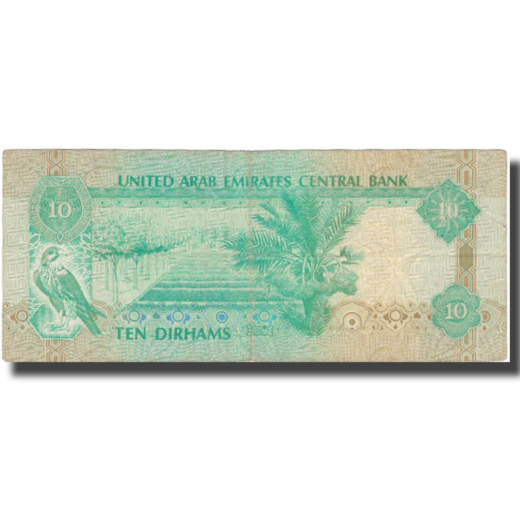bankovka,
Spojené arabské emiráty,
10 dirhamov