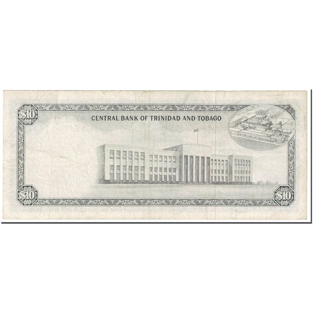 Trinidad a Tobago,
10 dolárov,
Nedatované (1964)