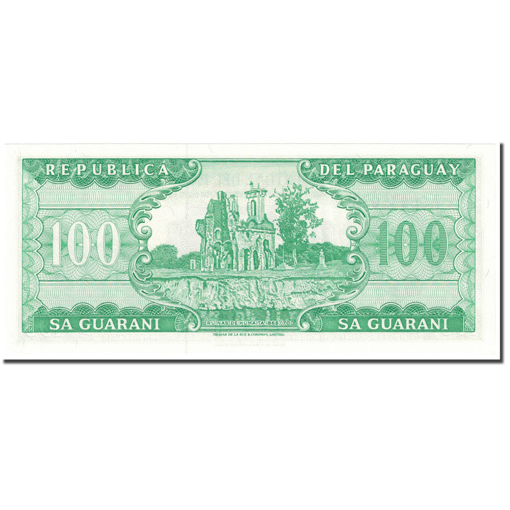bankovka,
Paraguaj,
100 záruk