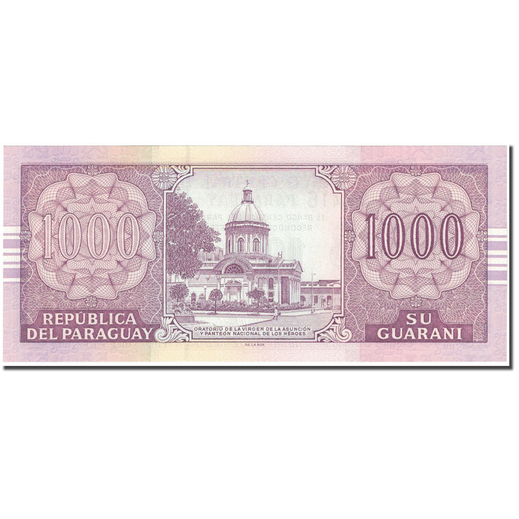 bankovka,
Paraguaj,
1000 záruk
